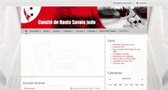 Desktop Screenshot of judohautesavoie.com