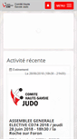 Mobile Screenshot of judohautesavoie.com